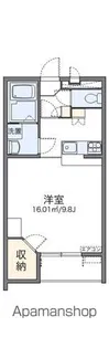レオパレス花鳥【101号室】の間取り