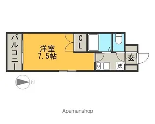 シェリーメゾン【7階】の間取り