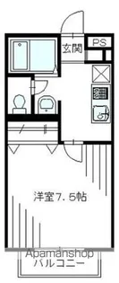 ヒルズロワール【202号室】の間取り