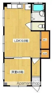 クレール子母口【2階】の間取り