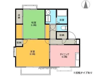 ピュアハイツ野田【101号室】の間取り