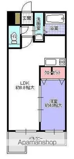 シャローム天神北【2階】の間取り