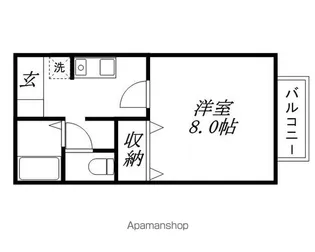 エストヴィラージュⅠ・Ⅱ【1階】の間取り