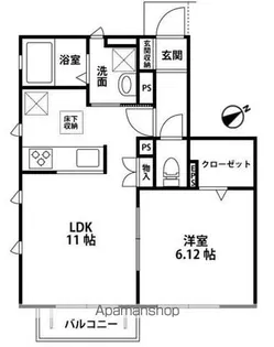 カーサ・セレッソ【1階】の間取り