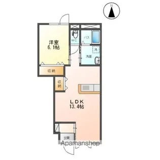 メゾンエクレール【1階】の間取り