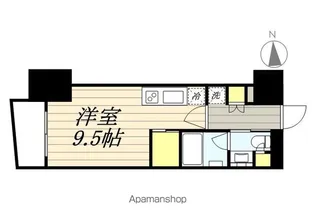 ザ・パークハビオ上野【12階】の間取り