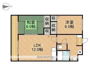 グランメール早出【2階】の間取り