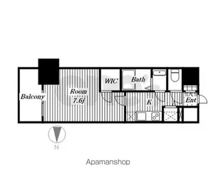 エスリード名城公園プライム【13階】の間取り