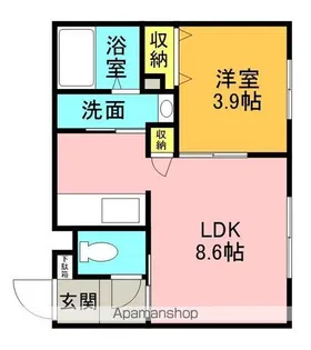 MARRIOTT共栄町【306号室】の間取り