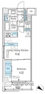 ライズ代々木Ⅲ(旧ベルファース代々木II)【2階】の間取り