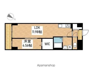 PRIMAL千種STELO(旧GRANDUKE新栄STELO)【12階】の間取り