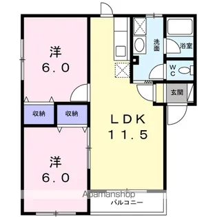 プリオール126【2階】の間取り