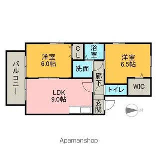 プレストンズ【1階】の間取り