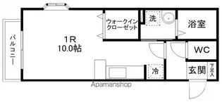 CREARGE川内【207号室】の間取り