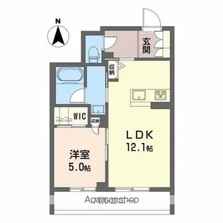 DOLCE CASA野田町【1階】の間取り