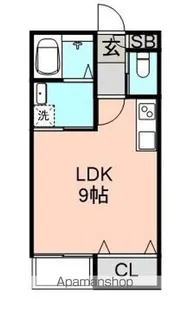 ステラ新八代【1階】の間取り