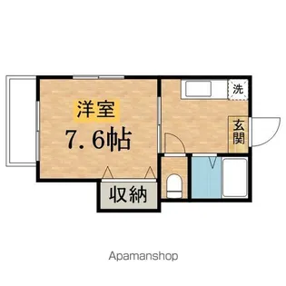 グリーンヒルズ【101号室】の間取り
