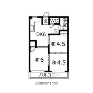 万長ビル【8階】の間取り