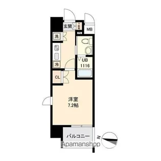 LASANTE上杉【3階】の間取り