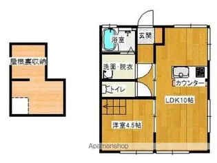 KOアパート【201号室】の間取り