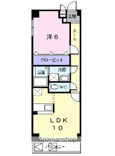 エトワールIWAKURA【4階】の間取り