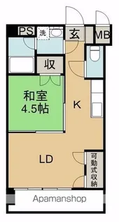 グランシエル鴨池【3階】の間取り