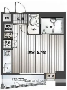 博多祇園エクセル43【3階】の間取り