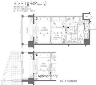 ZOOM新宿西落合【1階】の間取り