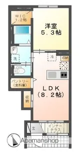 ルミエール横塚【105号室】の間取り