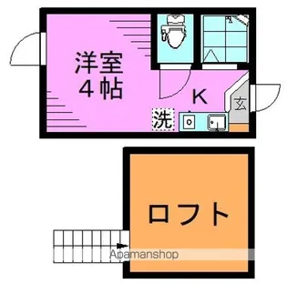 フェリスキッド【2階】の間取り