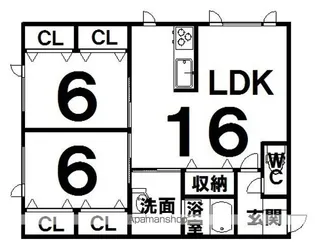 ARCRAY【2階】の間取り
