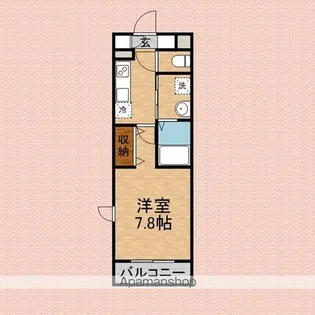 コンプリシテA【301号室】の間取り