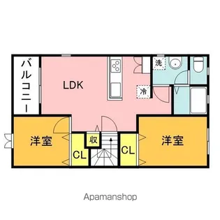 MIKI HOUSEⅢ A棟【2階】の間取り