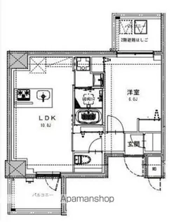 SーRESIDENCE両国SEREA【2階】の間取り