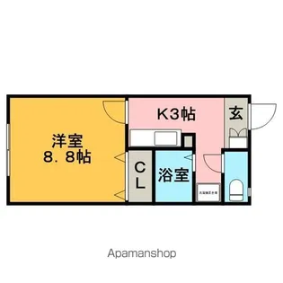 サンロードスⅠ【1階】の間取り