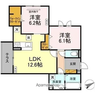 D’S LIEN (ディーズリアン) C【1階】の間取り