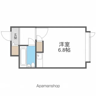 ダイアパレス大通第2【3階】の間取り
