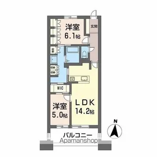 Nudgeone.照葉【10階】の間取り