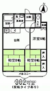 八百真マンション小島【303号室】の間取り