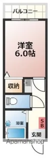 クレスト古市橋【503号室号室】の間取り