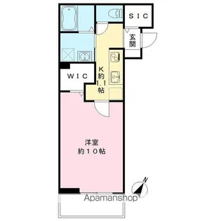 YOUR MAISON CAMELLIA【103号室号室】の間取り