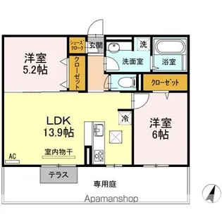 M・R・K【1階】の間取り