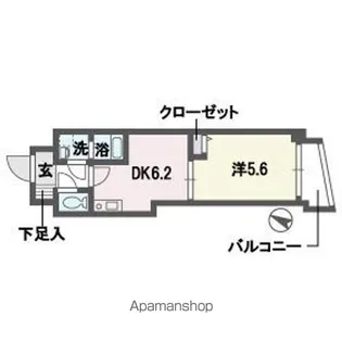 エムロード平尾【10階】の間取り