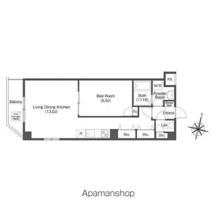 KENEDIX千葉中央【7階】の間取り