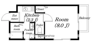 ベルプロムナード北泉【Ⅰ105号室】の間取り