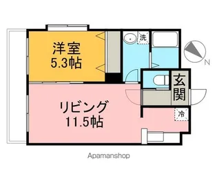PROMENADE(プロムナード)彩【2階】の間取り