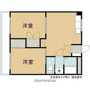 クロスガーデン【501号室】の間取り