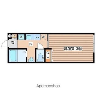 PACE 長町【203号室】の間取り