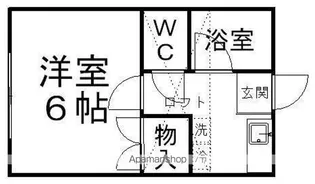 ドウェリング斎藤11【102号室】の間取り