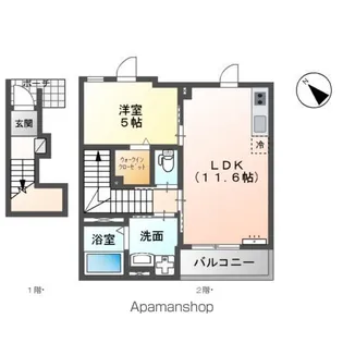 プラナベル【2階】の間取り